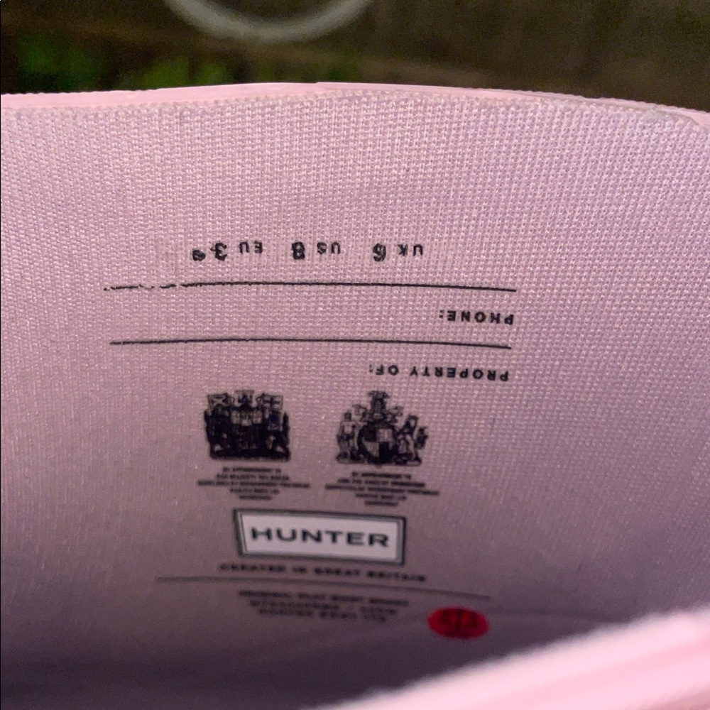 New Hunter Women’s Play Short Azalea Pink Rain Boots - Picture 8 of 9